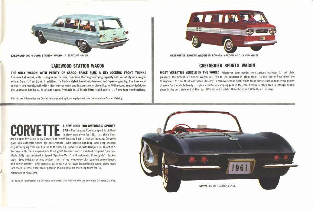 1961 Chevrolet Brochure Page 3
